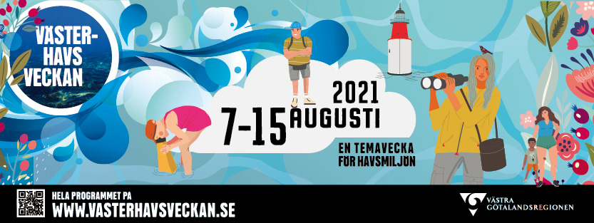 Banner för Västerhavsveckan 7-15 augusti 2021